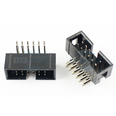 Cổng DC3 12 Chân 2 Hàng 2.0mm Chân Cong