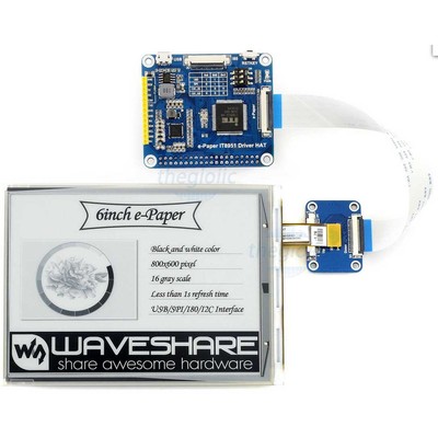 Màn Hình LCD E-Ink 800x600 6inch Giao Tiếp USB/SPI/I80, SKU: 15852