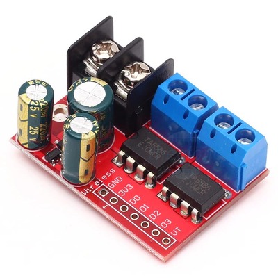 Mạch Cầu H Điều Khiển 2 Động Cơ 5A Dùng Remote 433MHz