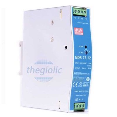 NDR-75-48 Nguồn Mean Well Gắn Ray 48V 1.6A