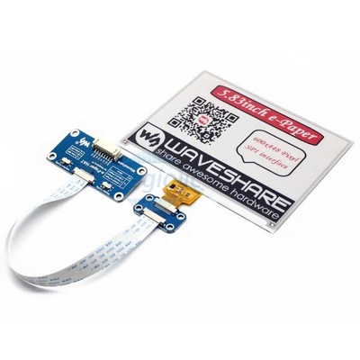 Màn Hình LCD E-Ink 600x448 5.83inch Đỏ Đen Trắng Giao Tiếp SPI, SKU: 14600