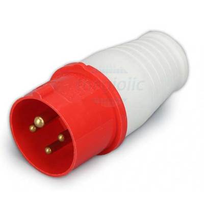 SH-014 Phích Cắm Công Nghiệp 3P+E 16A 380VAC Đỏ