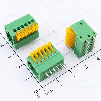 KF141-2.54-6-V Terminal Block 6 Tiếp Điểm Cắm Dây Dọc 2.54mm 150V 2A