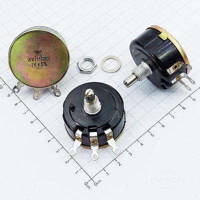 WX111-102 Biến Trở 1 KOhm 3W 10% 1 Vòng