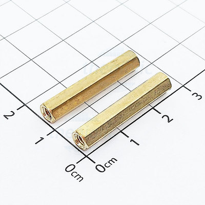 Trụ Đồng HEX Cái-Cái M3 Dài 26mm