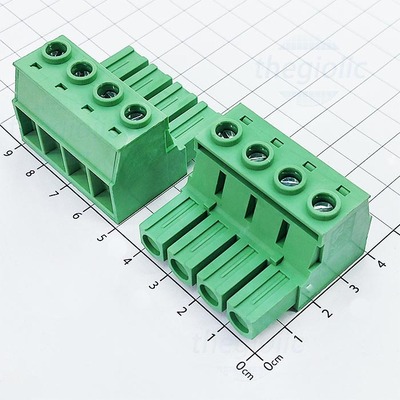 KF-10.16-4 Terminal Block Plug-in 4 Chân Đầu Cái 10.16mm 600V 65A