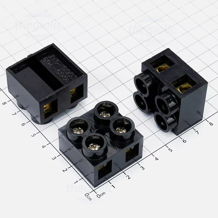 JX5-6002 Terminal Khối Gắn Ray 2 Cực 60A 500V Cỡ Dây 2.5-16mm2