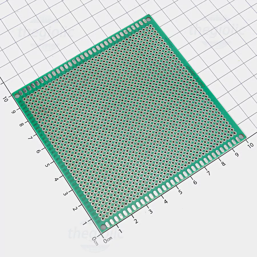 FR4 PCB Hàn Test Board 10x10cm Phủ Xanh 1 Mặt