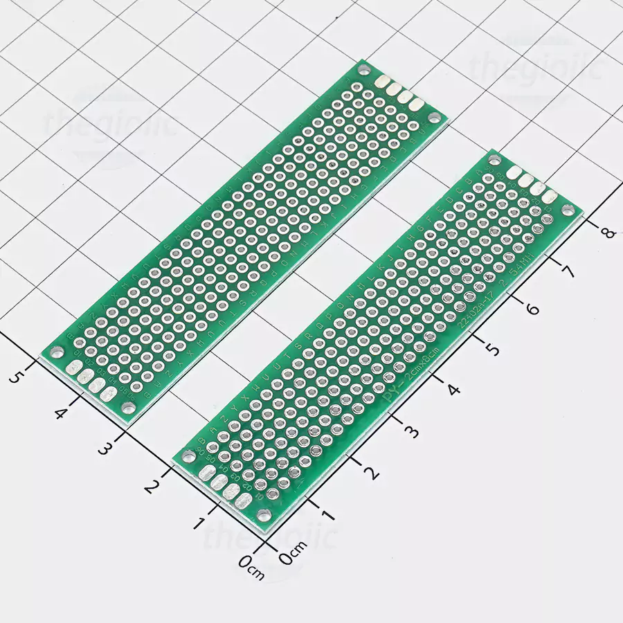 FR4 PCB Hàn Test Board 2x8cm Phủ Xanh 2 Mặt