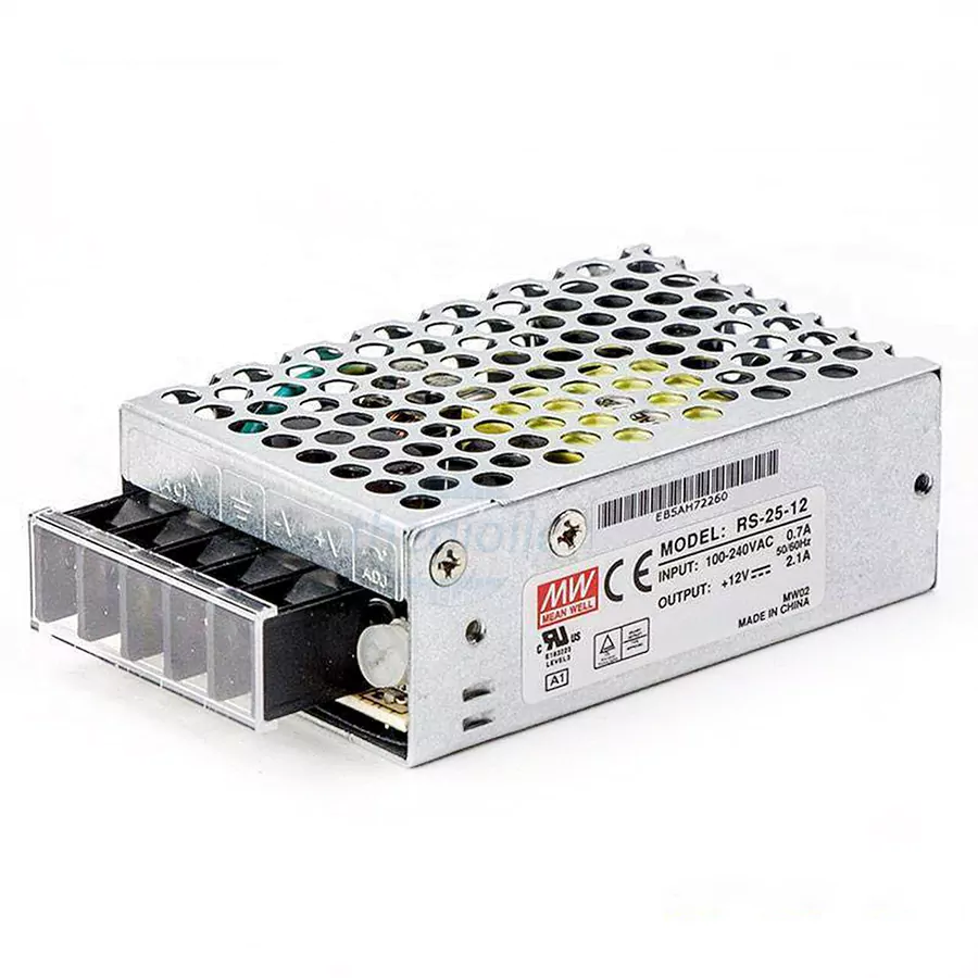 RS-25-12 Nguồn Xung Tổ Ong Mean Well 12V 2.1A 25.2W