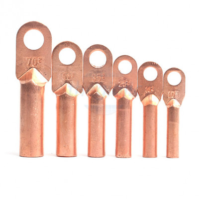 DT-185 Đầu Cos Trần Bằng Đồng Cỡ Dây 185mm2 Vít M16