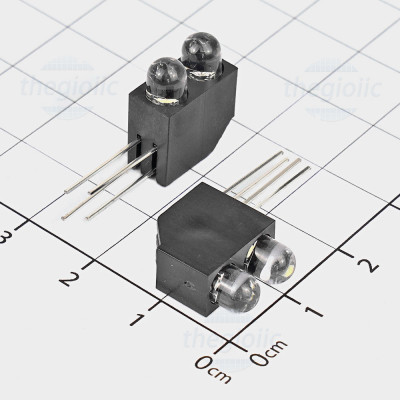 Bộ Chỉ Thị 2 LED Xanh Lá 5mm Đế Nhựa Hàn PCB Trong Suốt