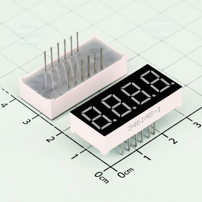 3461AS LED 7 Đoạn 4 Số Màu Đỏ 0.36inch Âm Chung