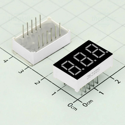 3631BS LED 7 Đoạn 3 Số Màu Đỏ 0.36inch Dương Chung