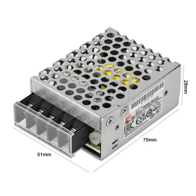 RS-15-5 Nguồn Xung Tổ Ong Mean Well 5V 3A 15W