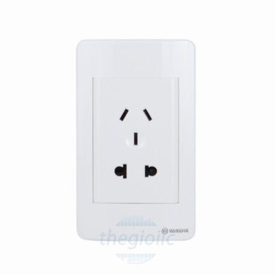 Ổ Cắm 2 Chấu Và 1 Ổ 3 Chấu Kiểu Úc Sino S18AU/10US