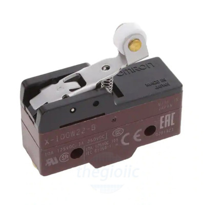 X-10GW22-B Công Tắc Hành Trình Omron 250VDC 3A