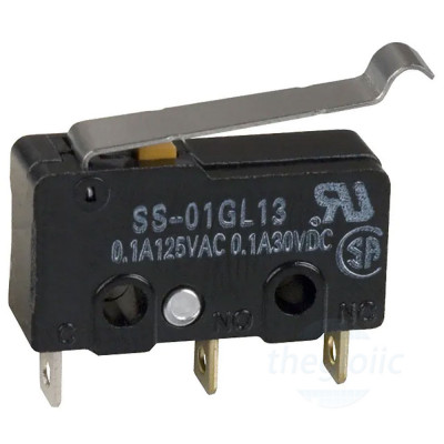 SS-01GL13 Công Tắc Hành Trình Omron 125VAC/30VDC 0.1A SPDT-NO/NC