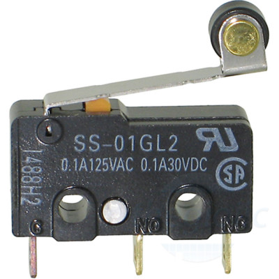 SS-01GL2 Công Tắc Hành Trình Omron 125VAC/30VDC 0.1A SPDT-NO/NC