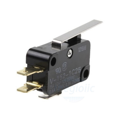 V-152-1C25 Công Tắc Hành Trình Omron 250VAC 15A SPDT