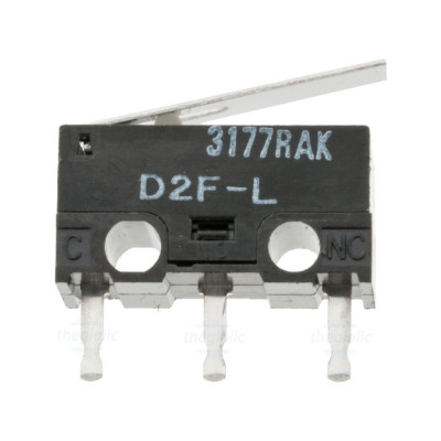 D2F-L Công Tắc Hành Trình Omron 125VAC 3A SPDT-NO/NC