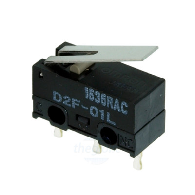 D2F-01L Công Tắc Hành Trình Omron 30VDC 0.1A SPDT-NO/NC
