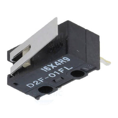 D2F-01FL Công Tắc Hành Trình Omron 30VDC 0.1A SPDT-NO/NC