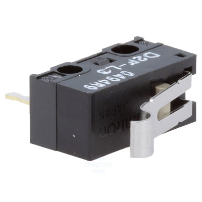 D2F-L3 Công Tắc Hành Trình Omron 125VAC 3A SPDT-NO/NC