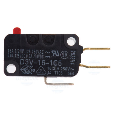 D3V-16-1C5 Công Tắc Hành Trình Omron 250VAC 16A SPDT-NO/NC