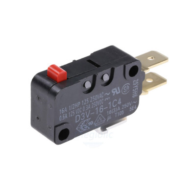 D3V-16-1C4 Công Tắc Hành Trình Omron 250VAC 16A SPDT-NO/NC