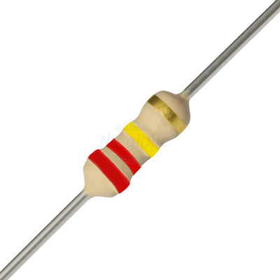 Điện Trở 220 KOhm 1/4W 5% 4 Vòng Màu