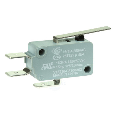 V15T16-CZ100A02 Công Tắc Hành Trình Honeywell 250VAC 16A SPDT