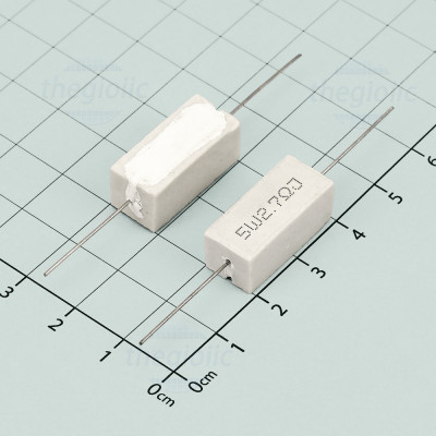 Điện Trở Sứ 2.7 Ohm 5W 5%