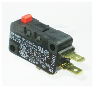 D3V-16-1C25 Công Tắc Hành Trình Omron 250VAC 16A SPDT-NO/NC