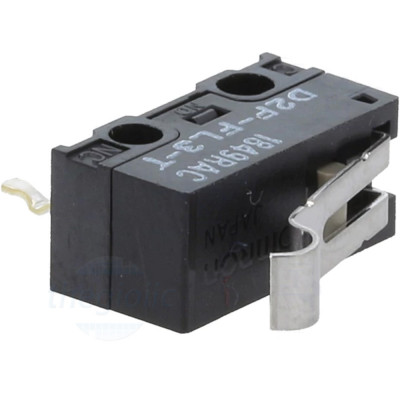 D2F-FL3-T Công Tắc Hành Trình Omron 125VAC 1A SPDT-NO/NC