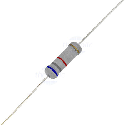Điện Trở 6.8 KOhm 2W 5% 4 Vòng Màu