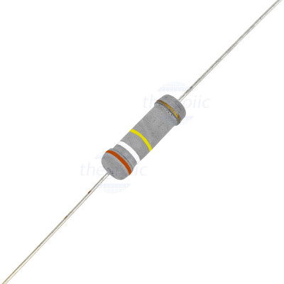 Điện Trở 390 KOhm 2W 5% 4 Vòng Màu