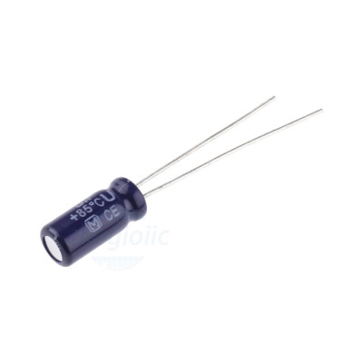 Tụ Hoá 2.2uF 50V 5x11mm Xuyên Lỗ Panasonic ECEA1HN2R2U