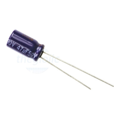 Tụ Hoá 47uF 50V 6.3x11mm Xuyên Lỗ Panasonic ECA1HM470