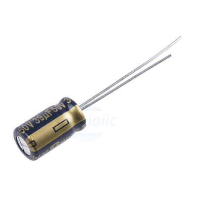 Tụ Hoá 39uF 50V 6.3x11mm Xuyên Lỗ Panasonic EEUFC1H390
