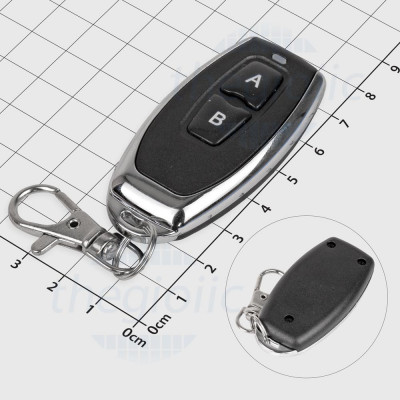 Remote Fixed Code 315MHz 2 Nút AB Vỏ Inox