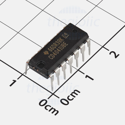 CD4041UBE IC Buffer Non-Inverting Push-Pull Output, 14-DIP