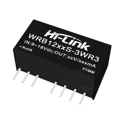 HLK-WRB12012S-3WR3 Chuyển Đổi DC-DC Vào 12V Ra 12V 3W