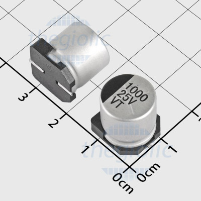 Tụ Nhôm SMD 1000uF 25V 12.5x13.5mm