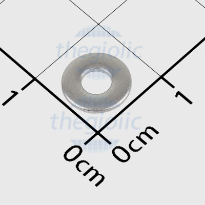 Long Đền Kín M3 x 8mm Dày 1mm Inox 201