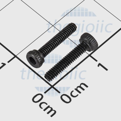 Ốc Lục Giác HEX2 M2 x 10mm DIN912