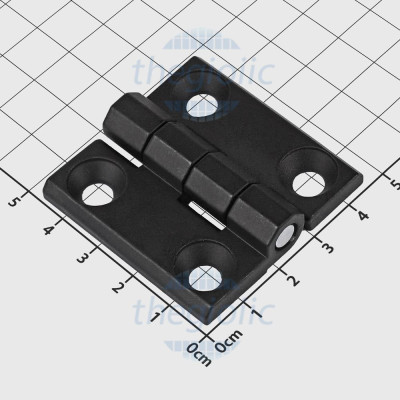 HL050-2 Bản Lề Tủ Điện Màu Đen 46x46mm