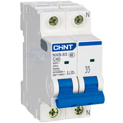 NXB-63 1P C25 6kA Aptomat MCB CHiNT 1 Cực 25A