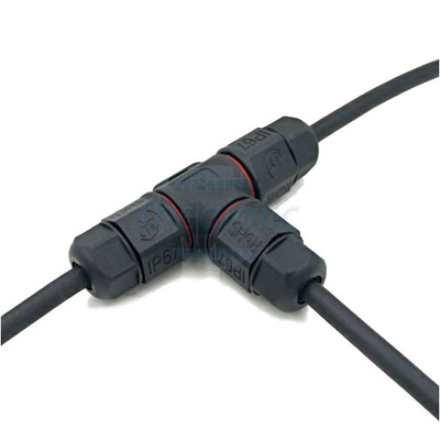 L20-3P-T Đầu Nối Chống Nước 3 Chân 3 Đầu Chữ T